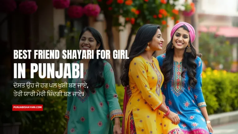 Best Friend Shayari in Punjabi for Girl